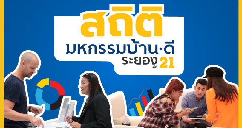 สถิติทำเลและยอดจอง จากงานมหกรรมบ้านดี ระยอง ครั้งที่ 21 ( 6 ก.พ. – 12 ก.พ. 2562 ) @เซ็นทรัลพลาซา ระยอง