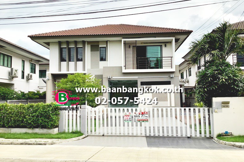 ขาย บ้านเดี่ยว 2 ชั้น เนื้อที่ 70.6 ตรว. มี 3 ห้องนอน 3 ห้องน้ำ โครงการ  ฮาบิเทีย-วัชรพล - คลังบ้าน.Com