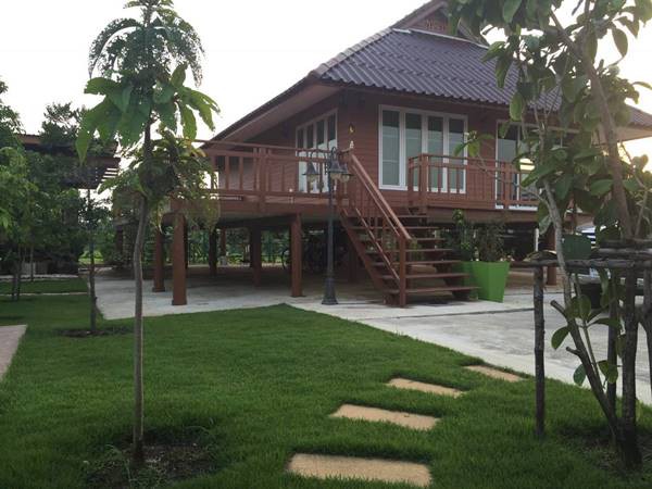 ขายบ้านเดี่ยว พร้อมเรือนรับรอง บรรยากาศรีสอร์ท อ.เดิมบางนางบวช จ. ...